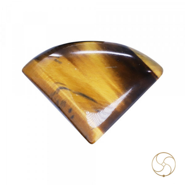 Image of 8.1 Carat Tiger Eye Gemstone With Ring or Pendant -टाइगर ऑय