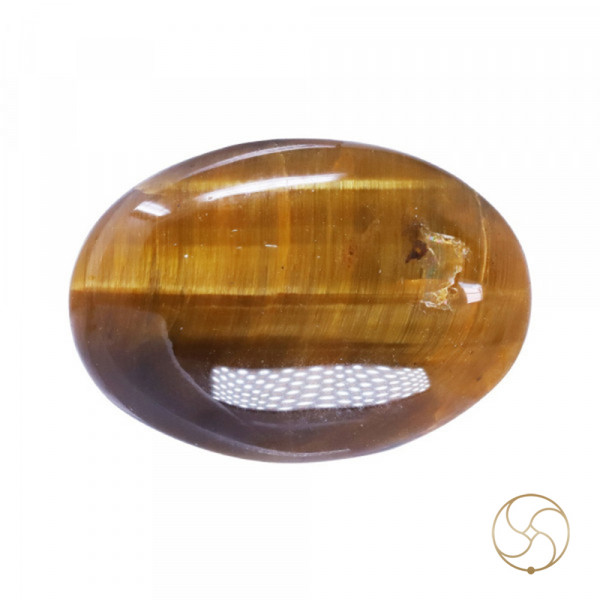 Image of 9.9 Carat Tiger Eye Gemstone With Ring or Pendant -टाइगर ऑय