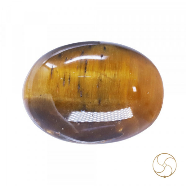Image of 11.3 Carat Tiger Eye Gemstone With Ring or Pendant -टाइगर ऑय