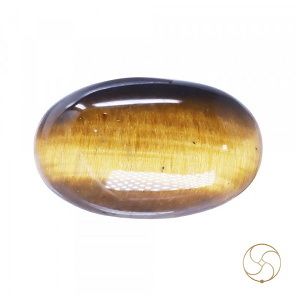 Image of 11.9 Carat Tiger Eye Gemstone With Ring or Pendant -टाइगर ऑय