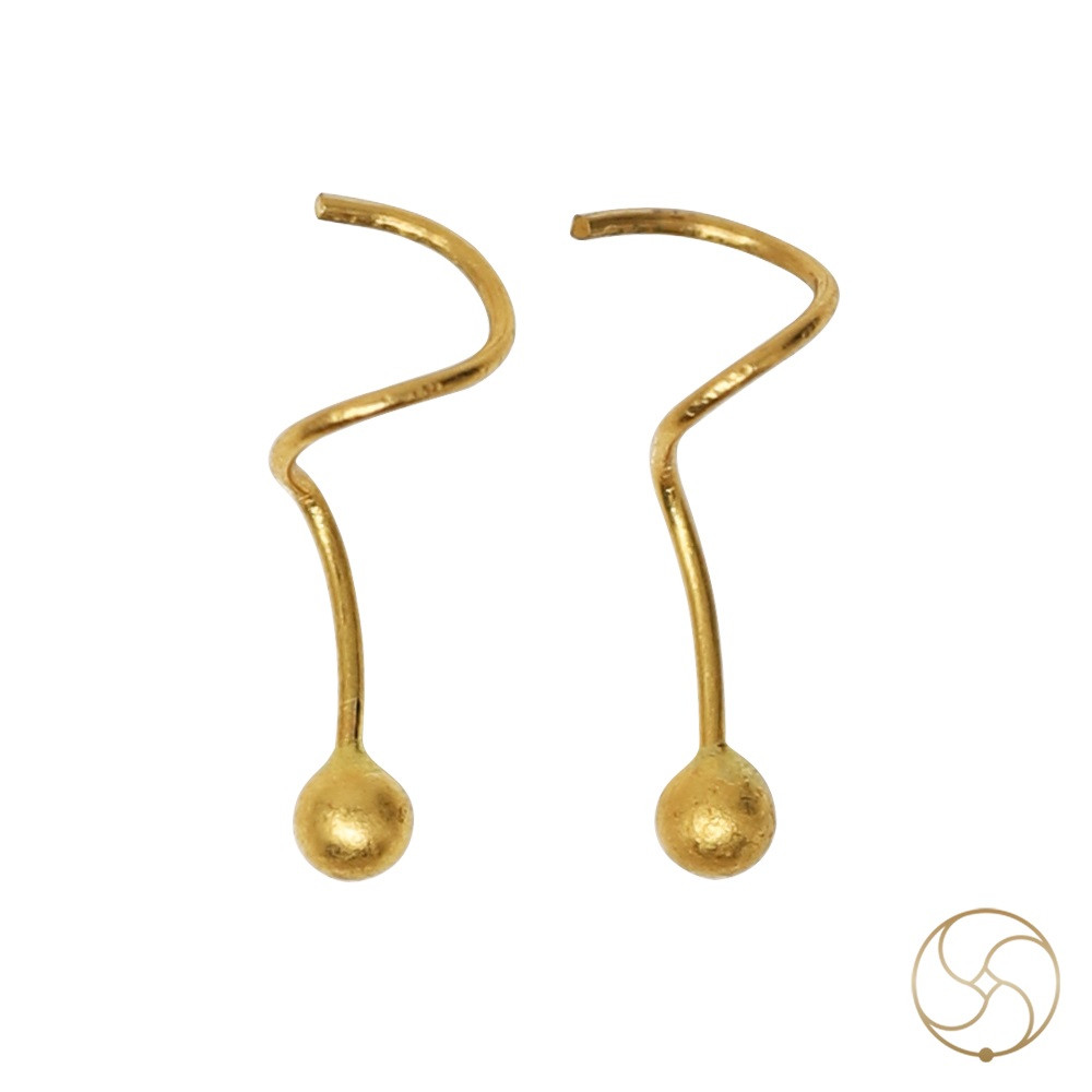 999 Gold Bindumani Kundal Pair 155gm  -    