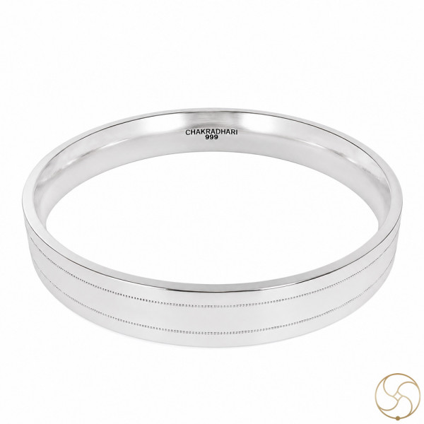 Image of 99.9% Silver Ramniya Bangle for Men &amp; Women