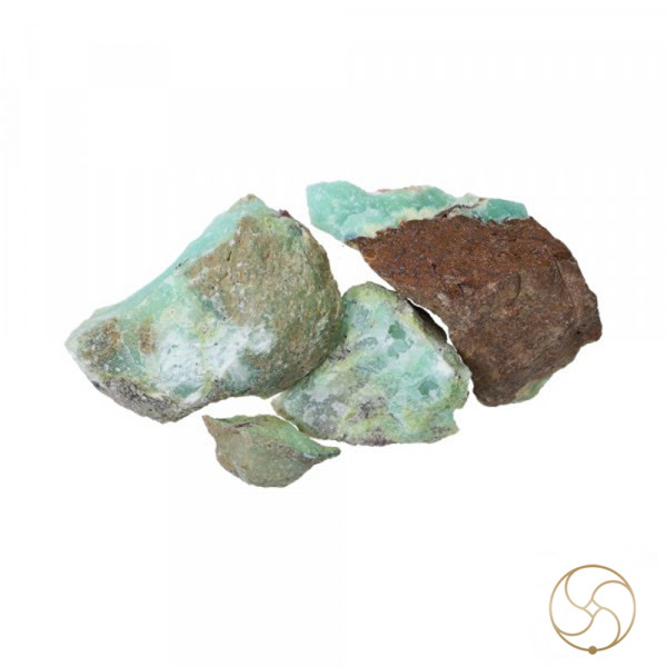 Image of Chrysoprase Rock (100gm) - क्राइसोप्रेज़ चट्टान (100gm)