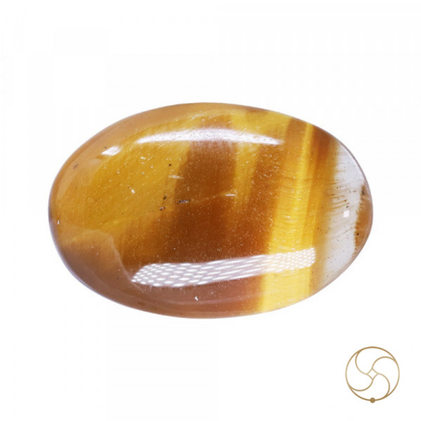 Image of 7.0 Carat Tiger Eye Gemstone With Ring or Pendant -टाइगर ऑय