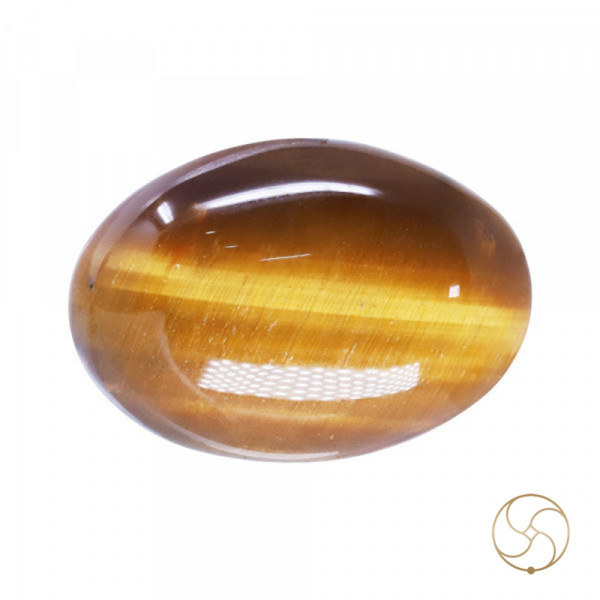Image of 10.4 Carat Tiger Eye Gemstone With Ring or Pendant -टाइगर ऑय