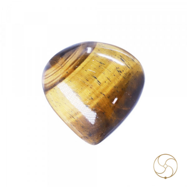 Image of 10.9 Carat Tiger Eye Gemstone With Ring or Pendant -टाइगर ऑय