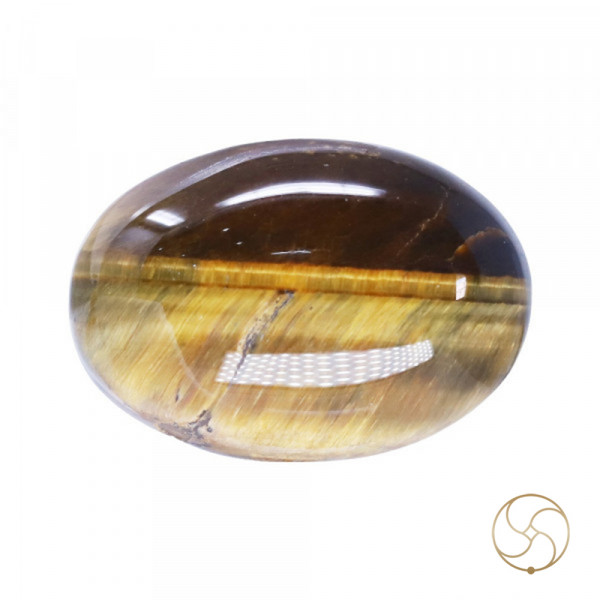 Image of 10.1 Carat Tiger Eye Gemstone With  Ring or Pendant -टाइगर ऑय