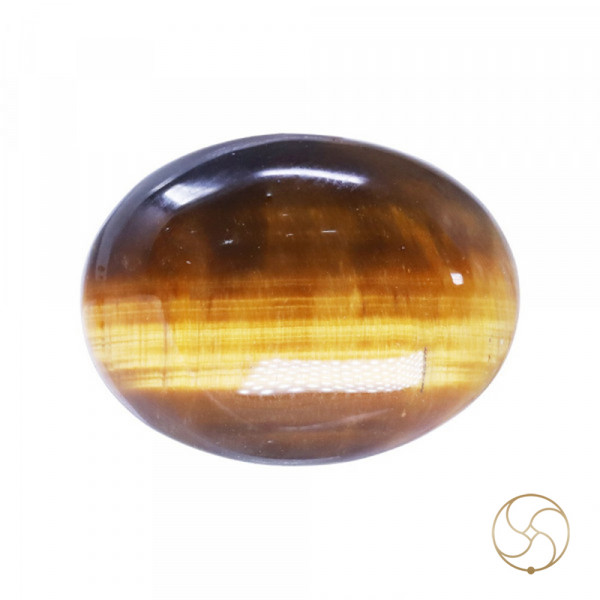 Image of 11.4  Carat Tiger Eye Gemstone With  Ring or Pendant -टाइगर ऑय
