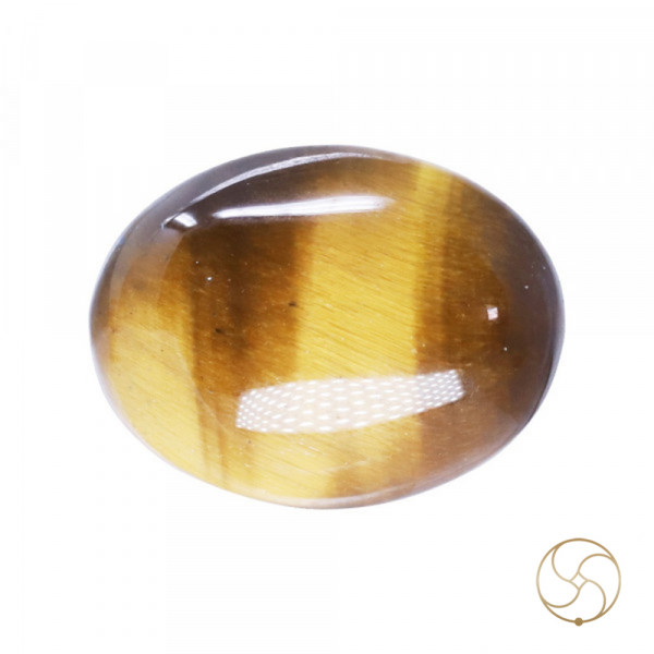 Image of 11.2 Carat Tiger Eye Gemstone With  Ring or Pendant -टाइगर ऑय