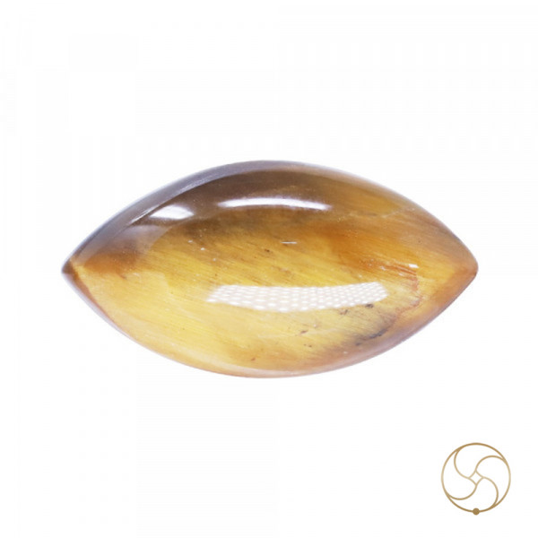 Image of 9.2 Carat Tiger Eye Gemstone With Ring or Pendant -टाइगर ऑय