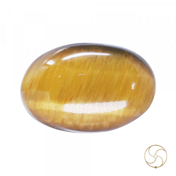 Image of 11.2 Carat Tiger Eye Gemstone With Ring or Pendant -टाइगर ऑय