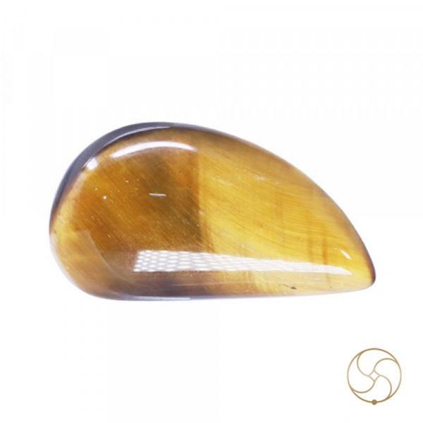 Image of 12.1 Carat Tiger Eye Gemstone With Ring or Pendant -टाइगर ऑय