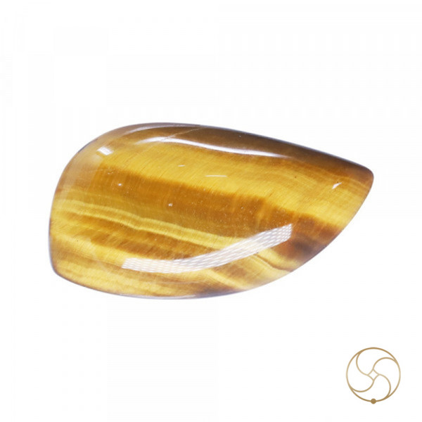 Image of 8.2 Carat Tiger Eye Gemstone With Ring or Pendant -टाइगर ऑय