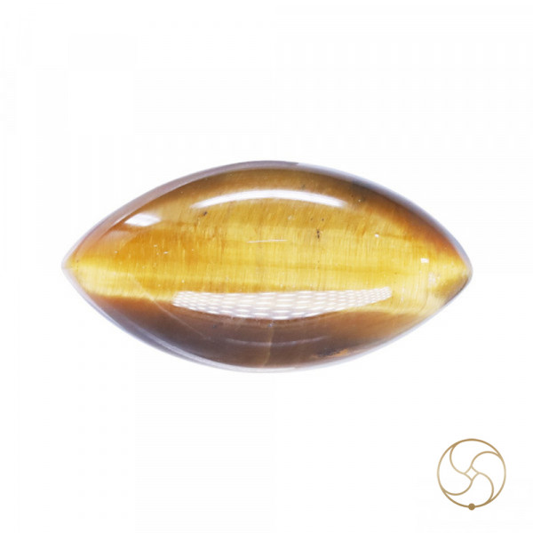 Image of 9.4 Carat Tiger Eye Gemstone With Ring or Pendant -टाइगर ऑय