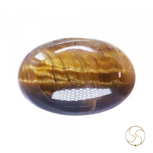 Image of 8.4 Carat Tiger Eye Gemstone With Ring or Pendant -टाइगर ऑय