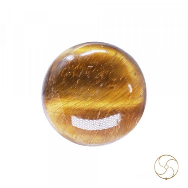 Image of 11.7 Carat Tiger Eye Gemstone With  Ring or Pendant -टाइगर ऑय