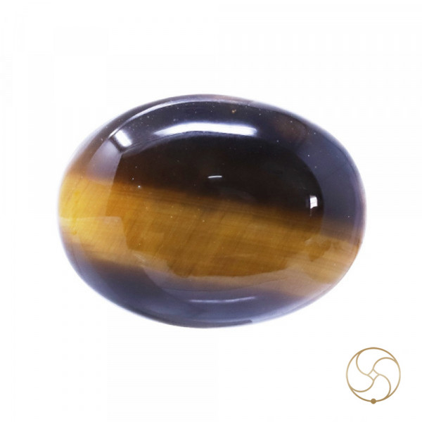 Image of 12.7 Carat Tiger Eye Gemstone With  Ring or Pendant -टाइगर ऑय