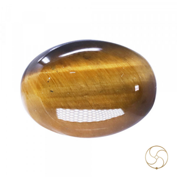 Image of 9.2  Carat Tiger Eye Gemstone With Ring or Pendant -टाइगर ऑय