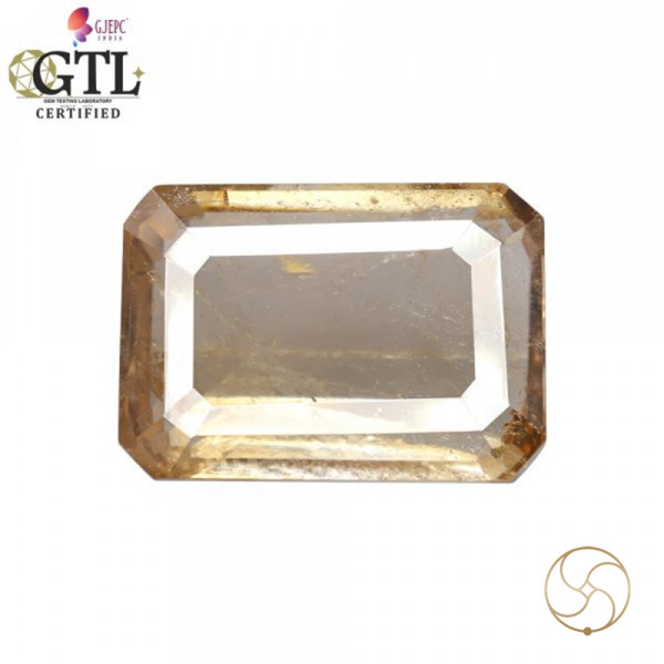 Image of 10.27 Carats Yellow Imperial topaz With Ring Or Pendant – पीला शाही पुखराज नरम