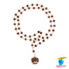 Rudraksha Mala In Silver Cap Wearing (54+1 beads) – रुद्राक्ष चाँदी माला धारण हेतु (54+1 मनका)