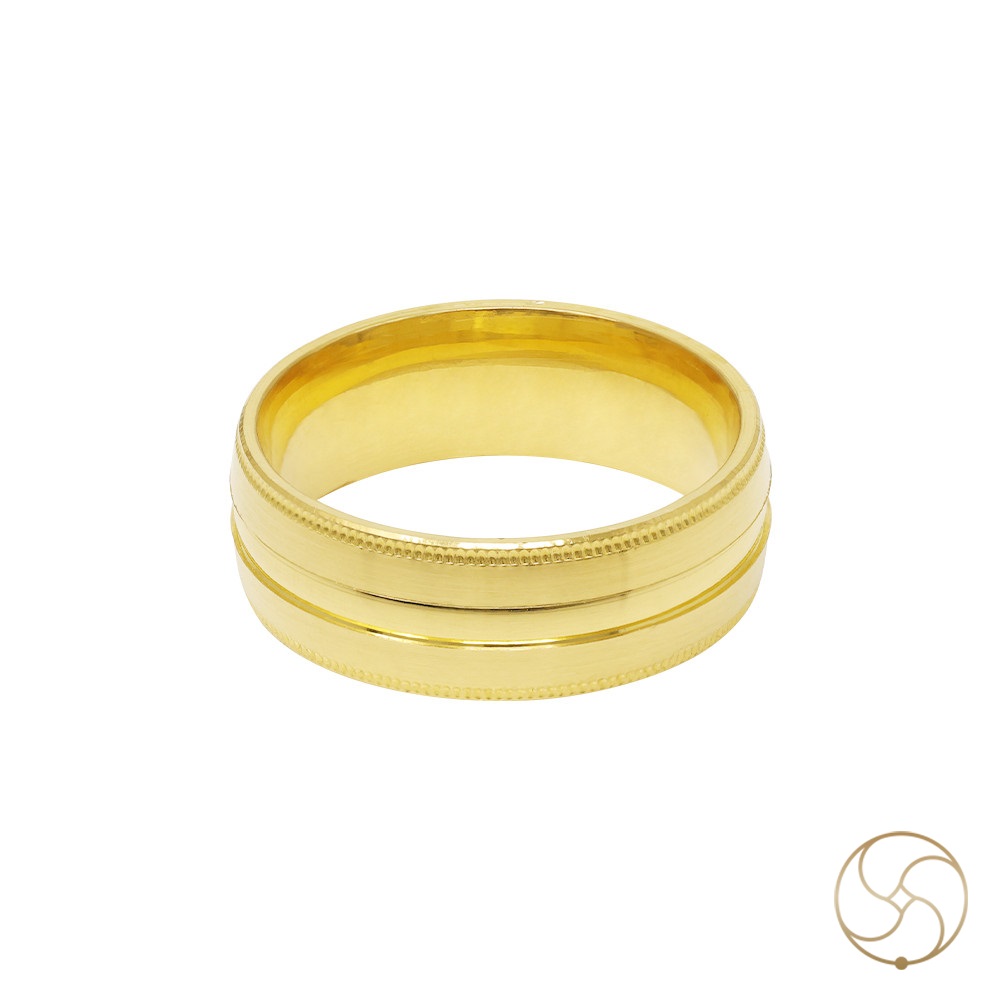 999 Gold Dual Band ring -  -  15gm