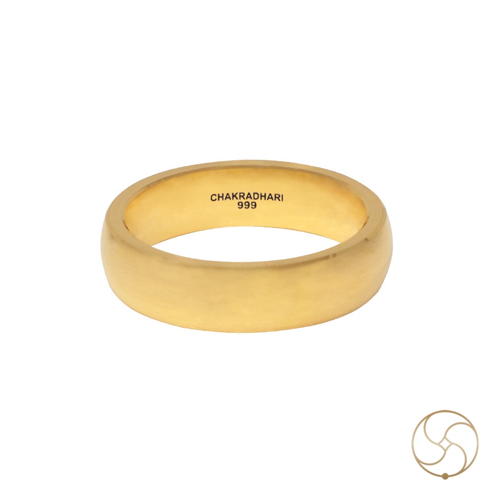 999 Gold Lathe Ring -    15gm