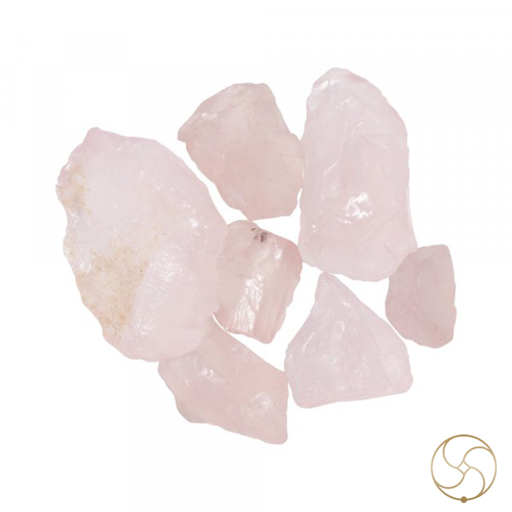 Pink Rose Quartz Sphatik Brazil Chattan 100gm -     100