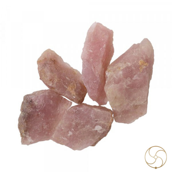 Image of Pink Rose Quartz Sphatik Bengali Chattan (100gm) - गुलाबी स्फटिक बंगाली चट्टान (100ग्राम)