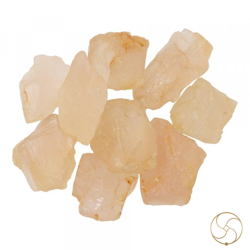Pink Rose Quartz Sphatik Madagascar Chattan 100gm -     100