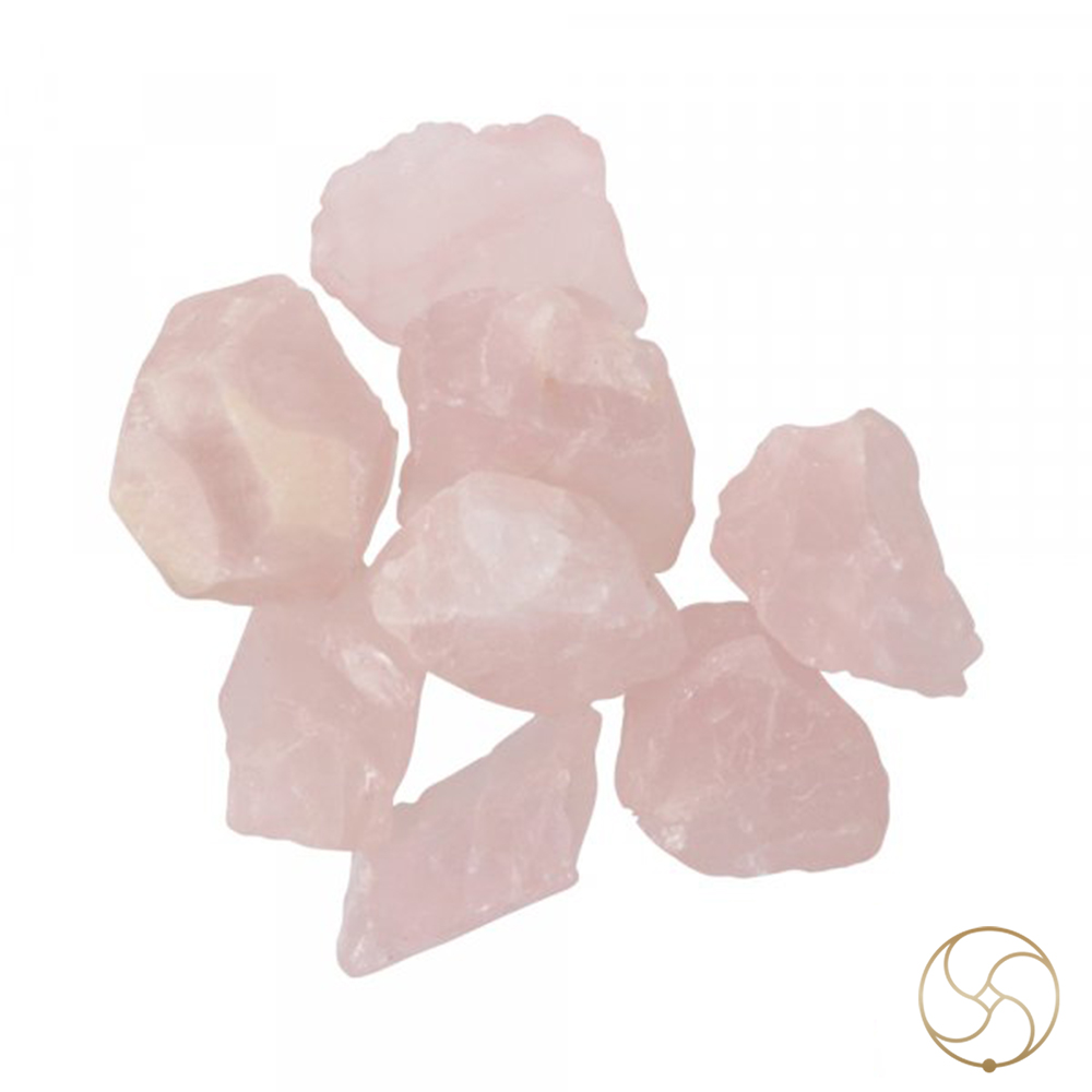 Pink Rose Quartz Sphatik Kenya Mix Tamble Chattan 100gm -       100