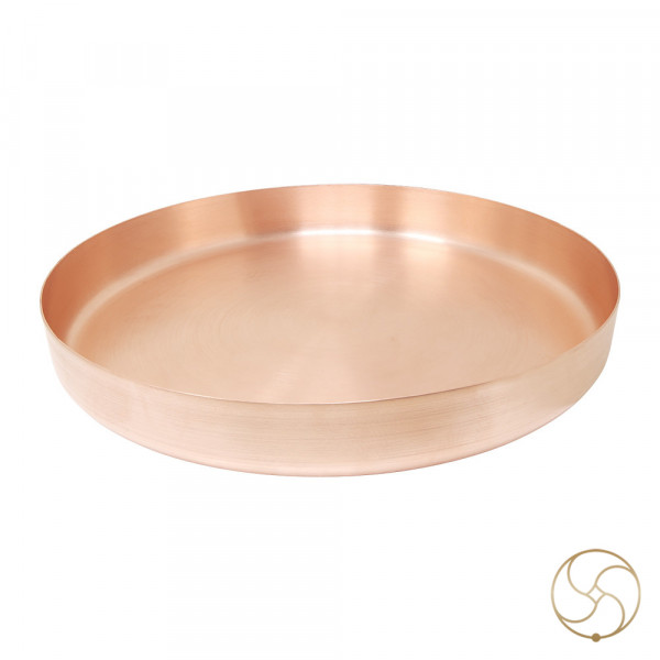 Image of 99.9%  Nepaliya Copper Shata Dhauth Ghrita Thali (1700gm) - नेपालिया तांबा शतधौत घृत थाली