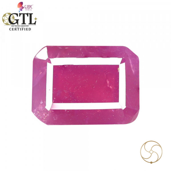 Image of 4.64 Carat Ruby Gemstone With Ring Or Pendant - माणक रत्न