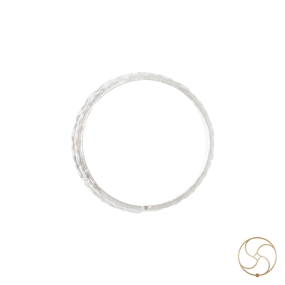 999 Silver Chokor Booti Index Finger Toe Ring Pair - 39gm