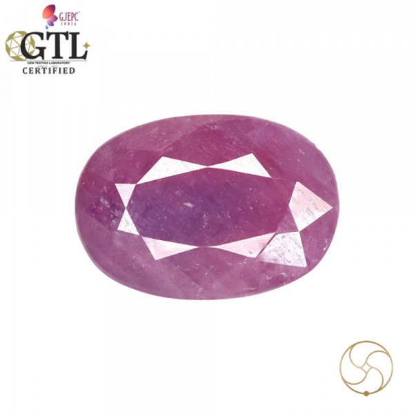 Image of 12.66 Carat Ruby Gemstone With Ring Or Pendant - माणक रत्न