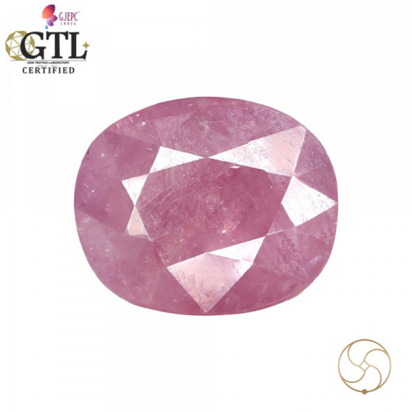 Image of 8.60 Carat Ruby Gemstone With Ring Or Pendant - माणक रत्न
