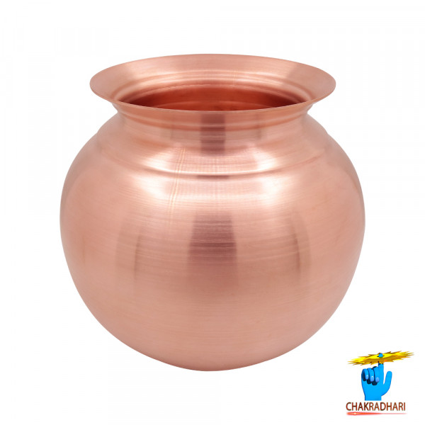 Image of 3000ml Or 4100ml 99.9% Nepaliya Copper Matki  - नेपालिया तांबा मटकी