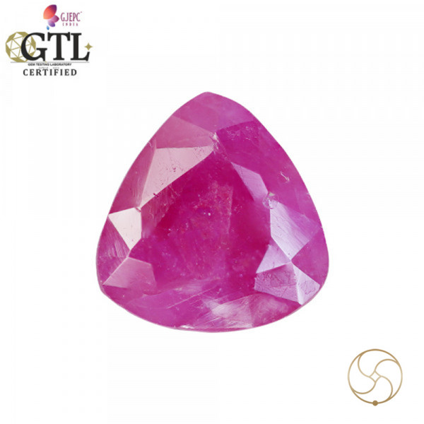 Image of 4.11 Carat Ruby Gemstone With Ring Or Pendant - माणक रत्न