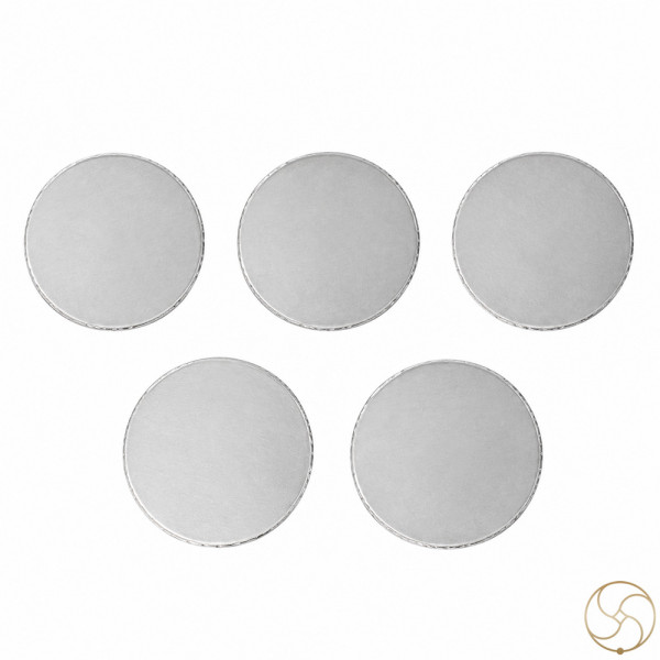 Image of 99.9% Silver Plain Coin (5 Pieces)