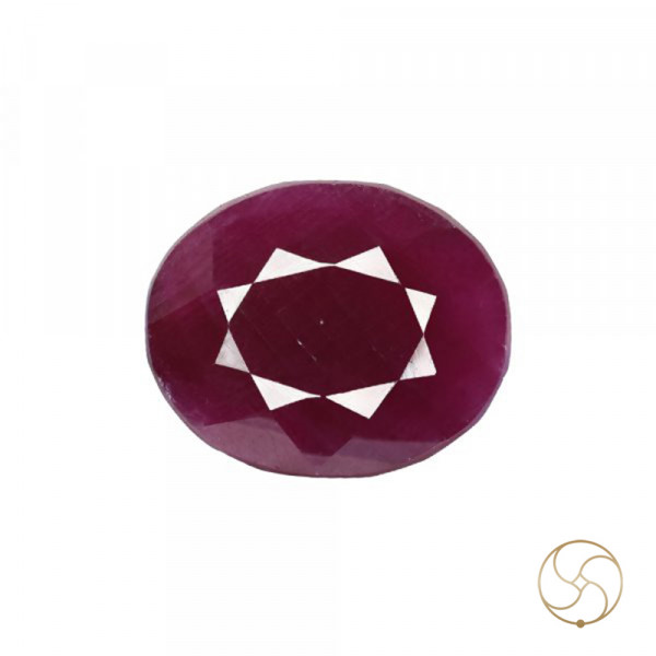 Image of 11.75 Carat Ruby Gemstone With Ring Or Pendant - मानक रत्न