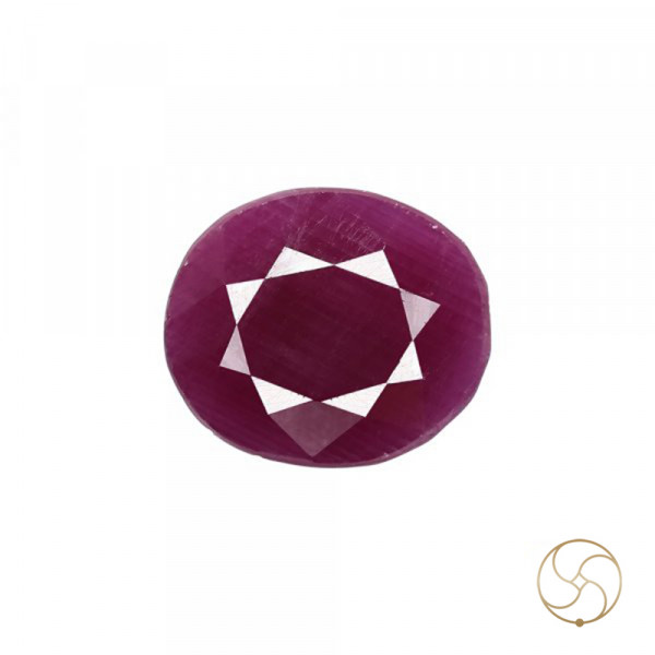 Image of 11.70 Carat Ruby Gemstone With Ring Or Pendant - मानक रत्न