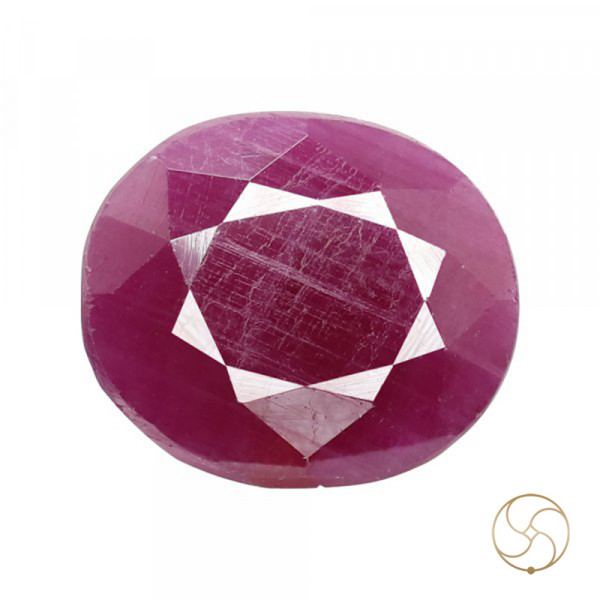 Image of 11.65 Carat Ruby Gemstone With Ring Or Pendant - मानक रत्न