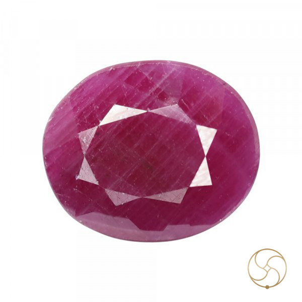 Image of 11.50 Carat Ruby Gemstone With Ring Or Pendant - मानक रत्न
