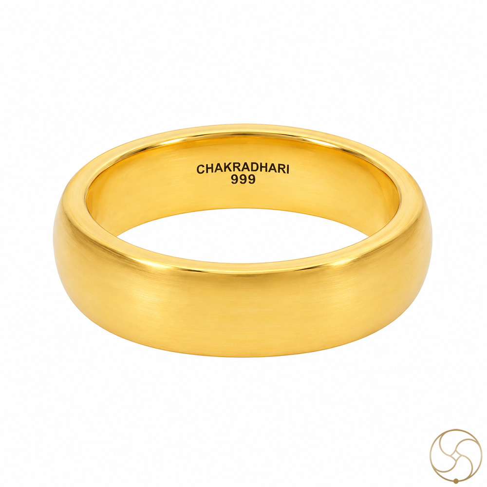 999 Gold Lathe Ring