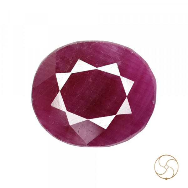 Image of 11.40 Carat Ruby Gemstone With Ring Or Pendant - मानक रत्न
