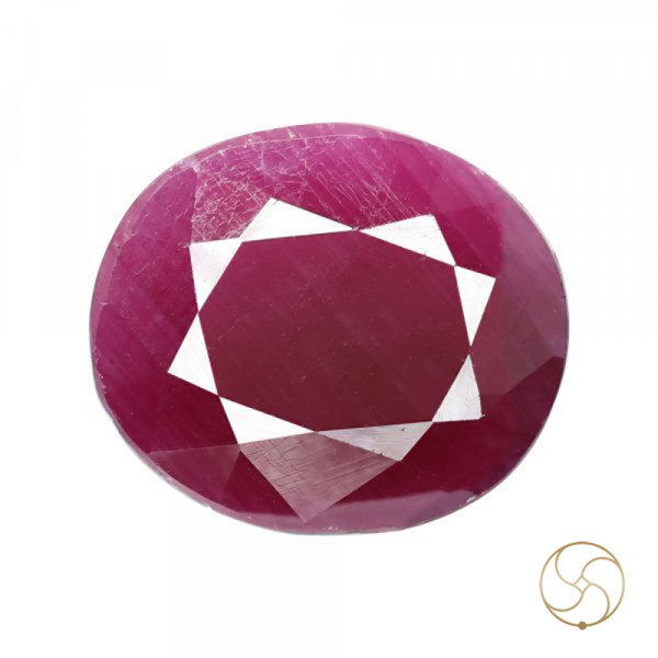 Image of 11.10 Carat Ruby Gemstone With Ring Or Pendant - मानक रत्न