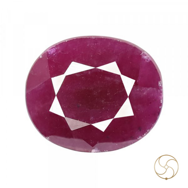 Image of 11.10 Carat Ruby Gemstone With Ring Or Pendant - मानक रत्न