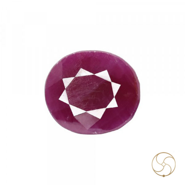 Image of 11.10 Carat Ruby Gemstone With Ring Or Pendant - मानक रत्न