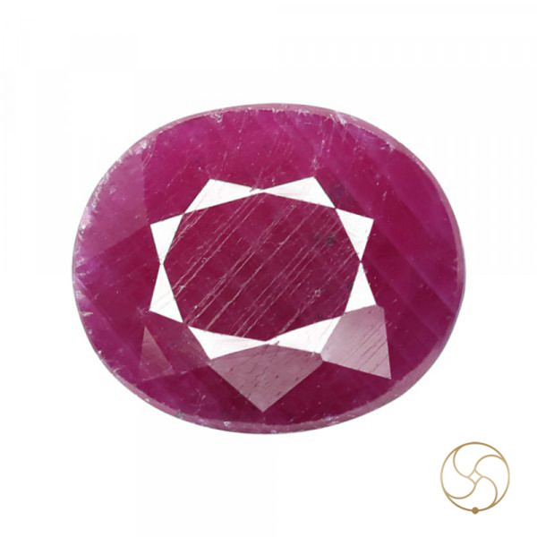 Image of 10.85 Carat Ruby Gemstone With Ring Or Pendant -  माणक रत्न