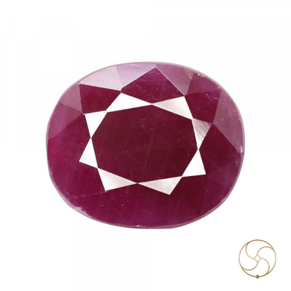 Image of 10.85 Carat Ruby Gemstone With Ring Or Pendant -  माणक रत्न