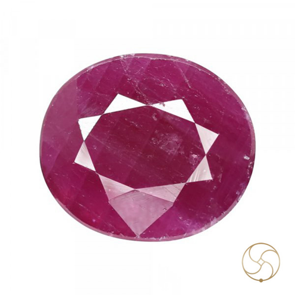 Image of 10.70 Carat Ruby Gemstone With Ring Or Pendant - माणक रत्न